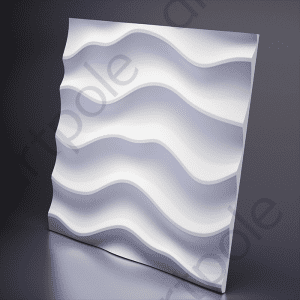 3D Дизайнерская панель из гипса SANDY-2, 600x600 мм, 0,36 м2