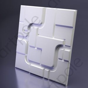 3D Дизайнерская панель из гипса SPACE -1, 600x600 мм, 0,36 м2