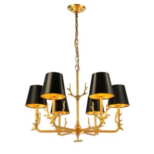 SL1123.203.06 Люстра подвесная ST-Luce Латунь/Черный