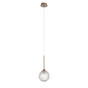 SL1152.203.01 Подвес ST-Luce Золотистый/Прозрачный G9 1*5W ARCOBALINO