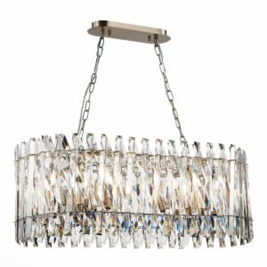 SL1170.103.10 Люстра подвесная ST-Luce Никель/Прозрачный E14 10*40W FABIO