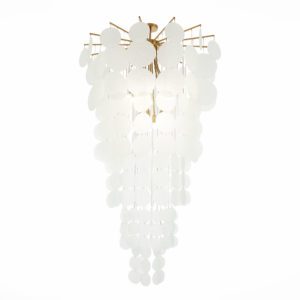 SL1231.303.12 Люстра подвесная ST-Luce Латунь/Белый E14 12*60W Vittoria