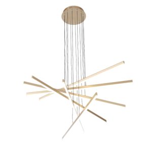 SL394.223.06 Светильник подвесной ST-Luce Матовое золото/Белый LED 6*16