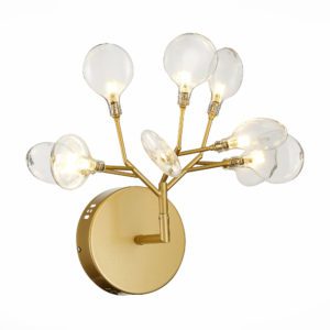 SL411.201.09 Бра ST-Luce Золотистый/Прозрачный G4 9*1