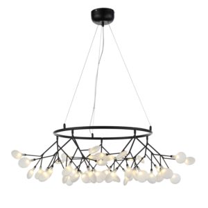 SL411.453.45 Люстра подвесная ST-Luce Черный/Белый G4 45*1