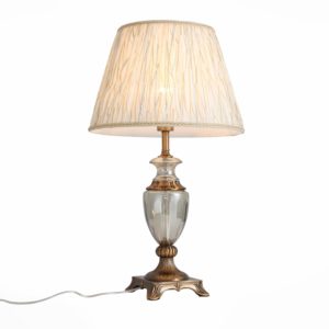 SL966.304.01 Прикроватная лампа ST-Luce Бронза/Бежевый E27 1*60W (из 2-х коробок) ASSENZA