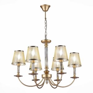 SLE1115-203-06 Люстра подвесная розовое золото/Розовое золото E14 6*60W VINCI