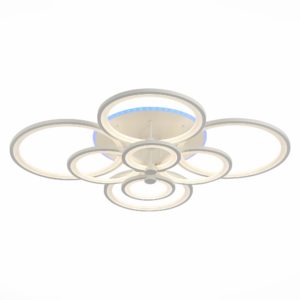 SLE200352-08RGB Светильник потолочный Белый/Белый LED 1*256W RGB 15W 3000-6000K LETO