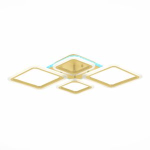 SLE500122-04RGB Светильник потолочный Золотистый/Белый LED 1*88W RGB 8W 3000-6000K SAMURO