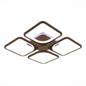 SLE500472-04RGB Светильник потолочный Кофейный/Белый LED 1*136W RGB 8W 3000-6000K VALIA