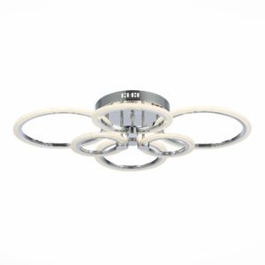 SLE500512-06 Светильник потолочный Хром/Белый LED 1*132W 3000-6000K CERINA