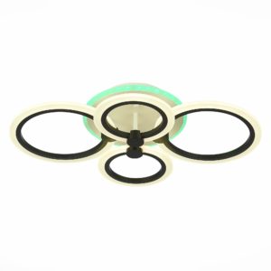 SLE500542-04RGB Светильник потолочный Белый, Черный/Белый LED 1*72W RGB 7W 3000-6000K CERINA