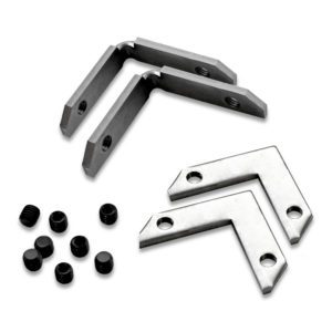 Уголок 90° (комплект 2 гор.+2 верт.+ 8 винтов) для ST015.129.02, ST003.129.02