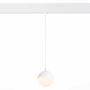 ST358.533.07 Магнитный трековый светильник подвесной Белый LED 1*7W 3000K 520Lm Ra>80 120° IP20 D90xH90 48V ST358