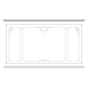 Стена RODECOR Растрелли Ф1 77401RC