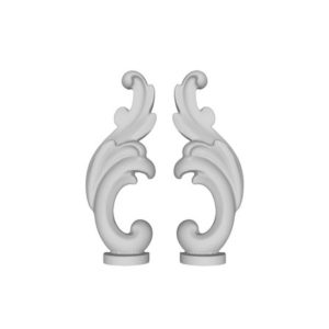 Окончания к молдингу RODECOR Рококо 05001RC (пара 80*30*12)