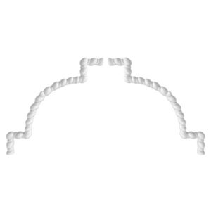 Угловой элемент RODECOR Барокко 03102BR (170*170*9)