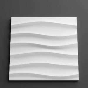 3d панель гипсовая PAN013 Волна