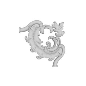 Угловой элемент RODECOR Рококо 0307RRC (150*150*16) правый