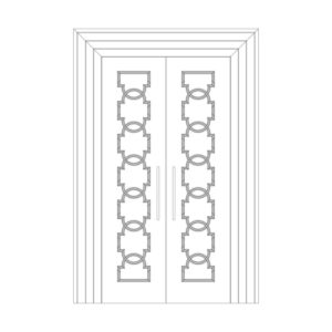 Оформление дверей RODECOR Эрте 76442AR