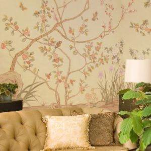 Американские обои Paul Montgomery Studio, коллекция Fine Painted Wallpapers, артикул Tropical Views