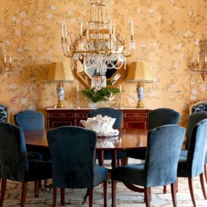 Английские обои De Gournay, коллекция Chinoiserie, артикул Chatsworth/C-076
