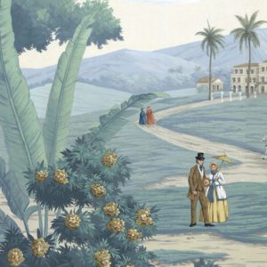 Американские обои Paul Montgomery Studio, коллекция Fine Painted Wallpapers, артикул Virginia