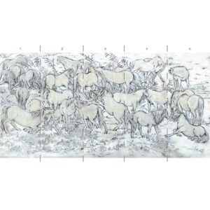 Американские обои Paul Montgomery Studio, коллекция Fine Painted Wallpapers, артикул Eden Flowers