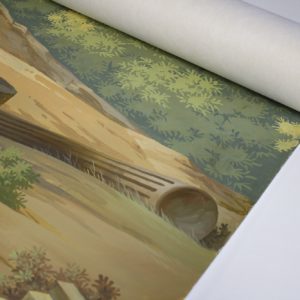 Американские обои Paul Montgomery Studio, коллекция Endur Collection (Mural Sources), артикул E-CH-150-BK1-BF