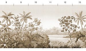 Панель Paul Montgomery Studio, коллекция Melange Series, артикул Temples & Follies Grisaille