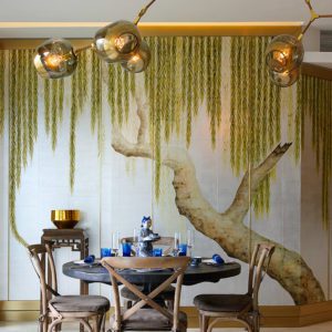 Английские обои De Gournay, коллекция Japanese & Korean, артикул Willow/K-09