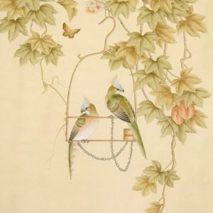 Американские обои Paul Montgomery Studio, коллекция Fine Painted Wallpapers, артикул Rose Garden