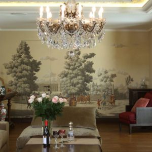 Английские обои De Gournay, коллекция Papiers Peints Panoramiques, артикул La Chasse de Compiegne/E-01