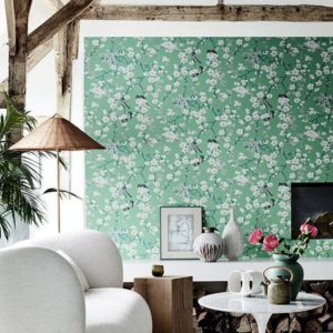 Английские обои Little Greene, коллекция National Trust Papers II, артикул 0260MAVERDI