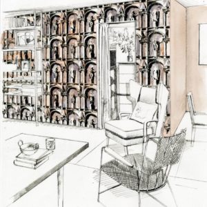 Английские обои Zoffany, коллекция Palladio vol.1, артикул 312967