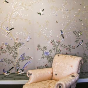 Английские обои Fromental, коллекция Chinoiserie, артикул Family 1/Pewter