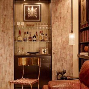 Английские обои Fromental, коллекция Roomskins, артикул Gupsum/Salmon