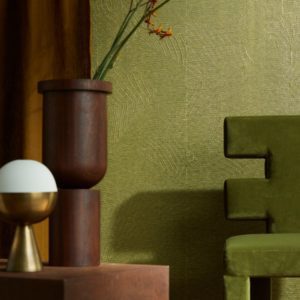 Бельгийские обои Mahieu, коллекция Sculpture, артикул Sculpture/Pistache