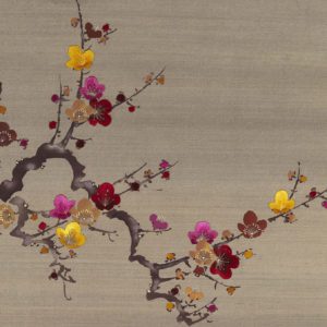 Английские обои Fromental, коллекция Modern Chinois, артикул Prunus/Cardinal