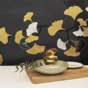 Панно Misha, коллекция Asia, артикул Ginkgo/Blue Petrolio