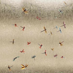 Панно Misha, коллекция Asia, артикул Dragonflies/White Gold