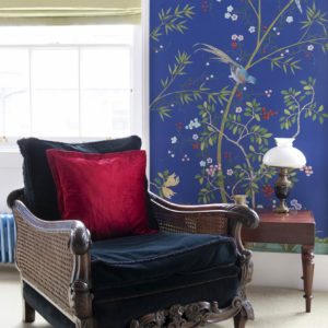 Английские обои Fromental, коллекция Chinoiserie, артикул Family 2/Ultramarine