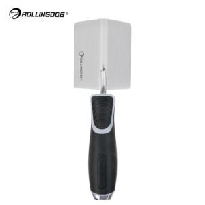 Шпатель угловой ROLLINGDOG для внешних углов Полотно: нержавеющая сталь № 420Ручка: мягкое резиновое покрытие (PP+TPE)