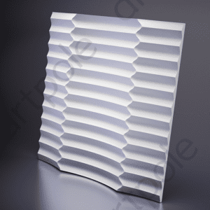 3D Дизайнерская панель из гипса RUFFLE 600*600мм, 0,36м2
