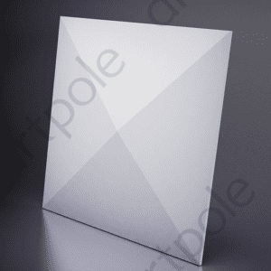 3D Дизайнерская панель из гипса ZOOM X4, 600x600 мм, 0,36 м2