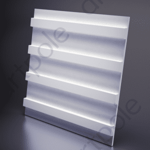 3D Дизайнерская панель из гипса PARALINE S, 600x600 мм, 0,36 м2