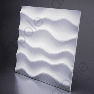 3D Дизайнерская панель из гипса SANDY-1, 600x600 мм, 0,36 м2