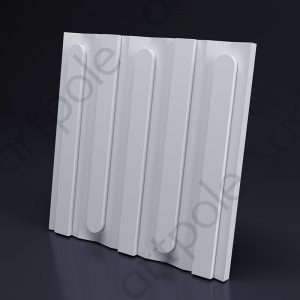 3D Дизайнерская панель из гипса LAGOS 600х600мм, 0,36м2