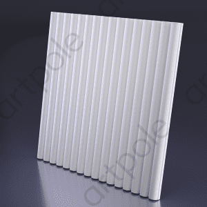 3D Дизайнерская панель из гипса WOODS, 600х600мм, 0,36м2