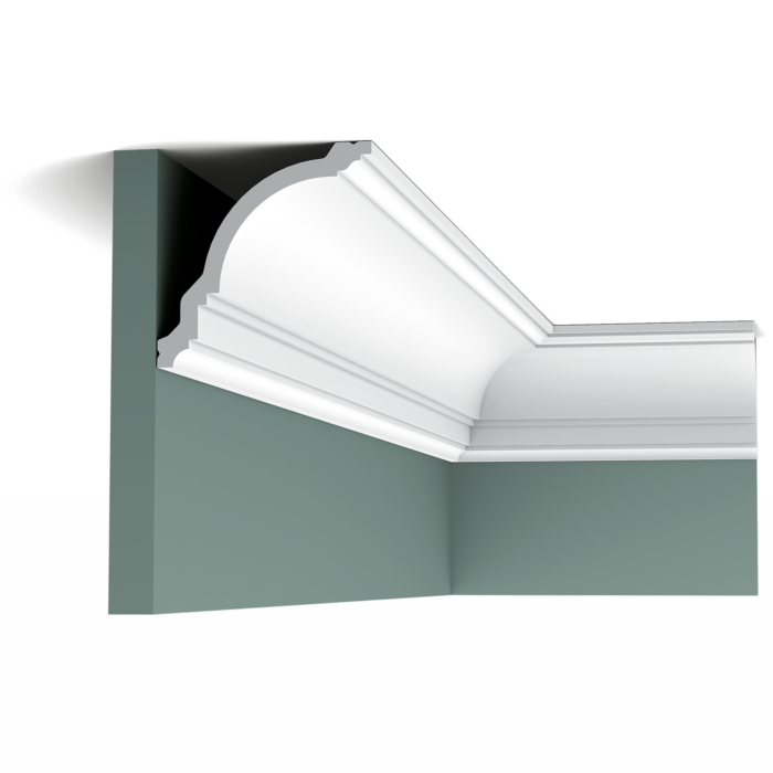 Широкий плинтус на потолок CX106
